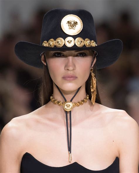 versace beanies replica|Versace cowboy hat.